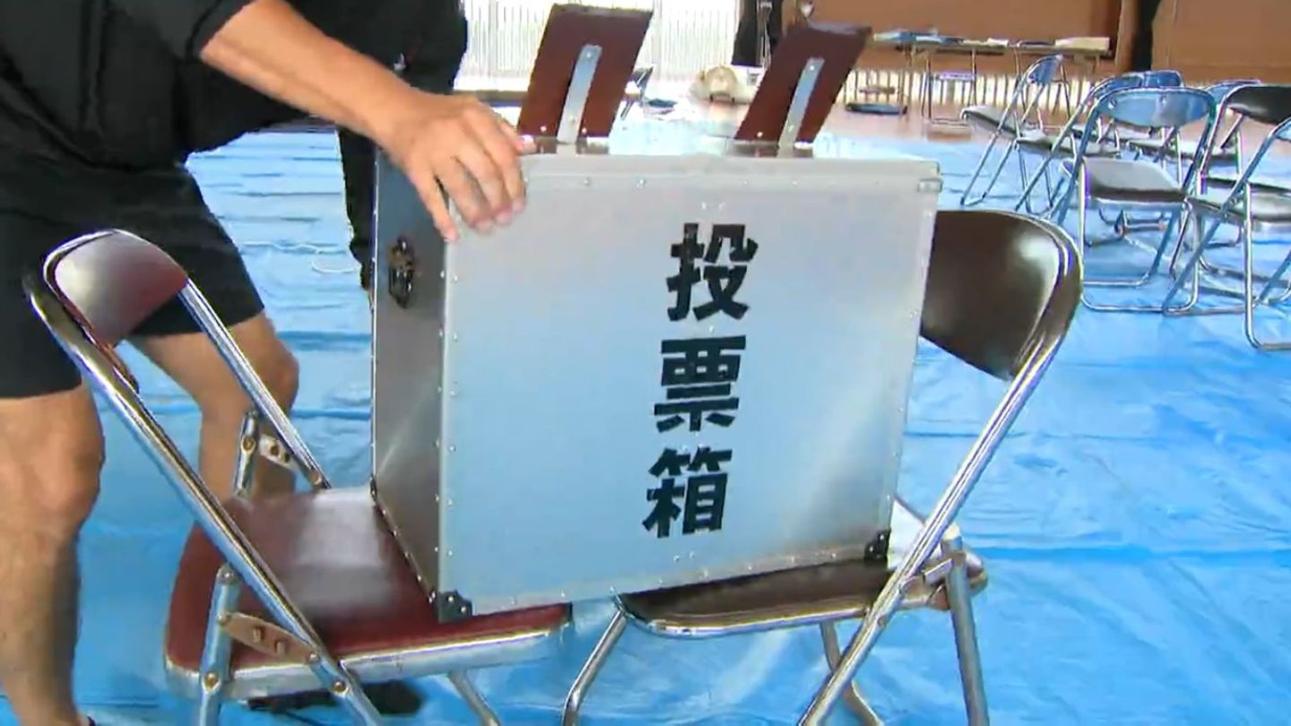 衆院選27日投開票　投票所の設営始まる　期日前投票は前回を0.89ポイント上回る　鹿児島