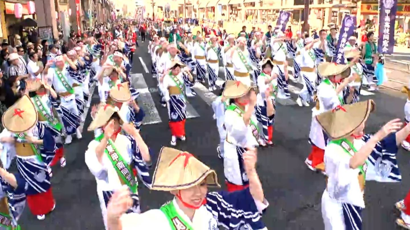 おはら祭本まつり　1万人が総踊り「鹿児島を愛しているから、盛り上げるために」