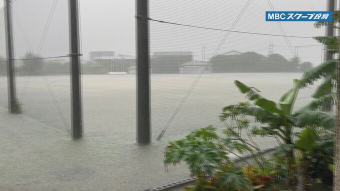 [速報]鹿児島県内に記録的短時間大雨情報　与論町で1時間に139ミリ　20か所が冠水　床上床下浸水も