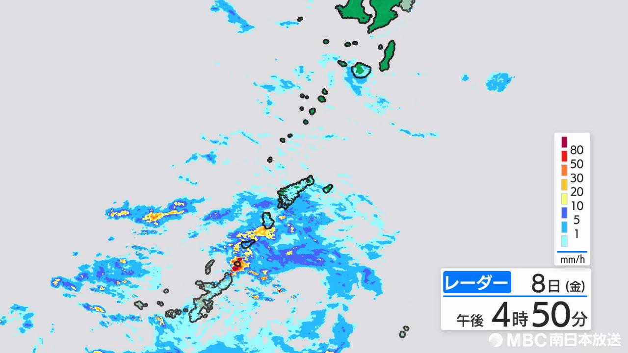 与論町で時間雨量139ミリ　被害・影響まとめ（午後4時半）　鹿児島県