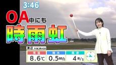 【時雨虹】変わりやすい天気  時雨が止むと虹が広がる　鹿児島