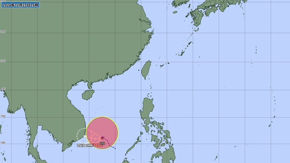 台風２６号発生　気象庁の予測詳しく【進路予想】