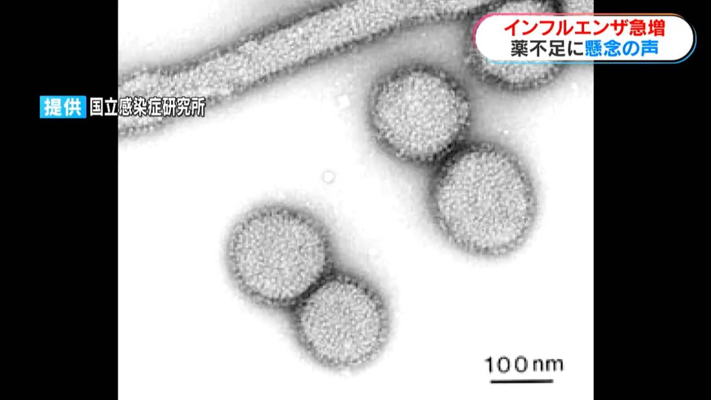 インフルエンザ過去最多8500人超　感染急拡大で薬不足の懸念「薬使う症状限っていくことも」　鹿児島