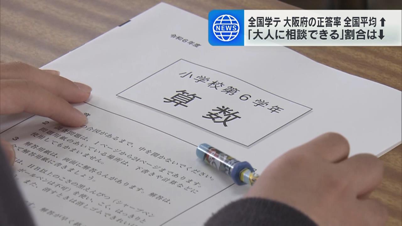 『全国学力テスト』大阪府の正答率は小学校・中学校のいずれの科目も全国平均を下回る　