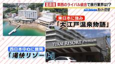 東西の温泉宿チェーン『湯快リゾート』と『大江戸温泉物語』が“統合”　施設の名称を大江戸温泉物語に統一　専門家は「西の宿は首都圏からの新たな集客が見込める」と指摘