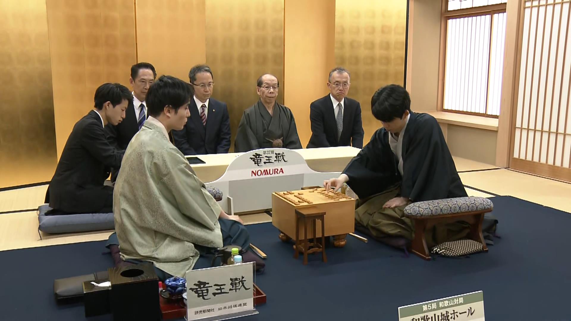 【将棋】竜王戦第５局が和歌山市で始まる　４連覇めざす藤井聡太七冠と挑戦者・佐々木勇気八段　現在ともに２勝２敗