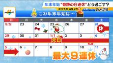 【最大９連休】年末年始は何する？「家族と温泉やゴルフ」「接客業で連休ない」　海外旅行の行き先は「エジプト」が人気上昇中！？