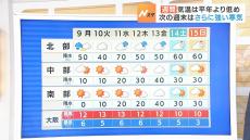 【近畿の天気】９日（月）は“師走らしい”天気と寒さ　朝は大阪６℃、姫路２℃などの予想で今シーズン一番の冷え込みの所も