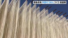 “独特のコシの強さ”半田そうめんづくりが最盛期　徳島・つるぎ町で２００年以上続く特産品