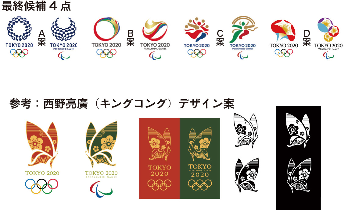 落選した五輪エンブレム キンコン西野が 負けエンブレム展 の結果を勝手に発表 記事詳細 Infoseekニュース