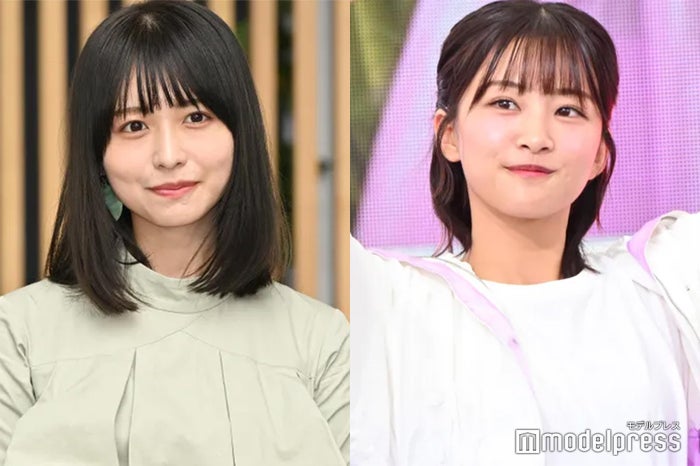 長濱ねる＆原田葵アナ、元欅坂46・1期生コンビの密着ショットに「天使」「可愛すぎ」と反響