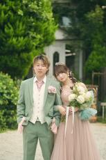 結婚発表のばんばんざい・るな＆エスポはんくん、密着ウエディングフォト公開「おめでとう」「お似合い」祝福の声