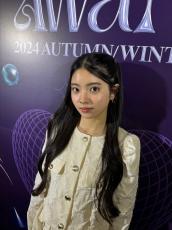 オーディショングランプリの美女・秋好美桜、堂々初ランウェイ【GirlsAward 2024AW】