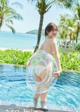 日向坂46佐々木美玲、さわやか白水着でおちゃめポーズ 1st写真集先行カット第5弾解禁