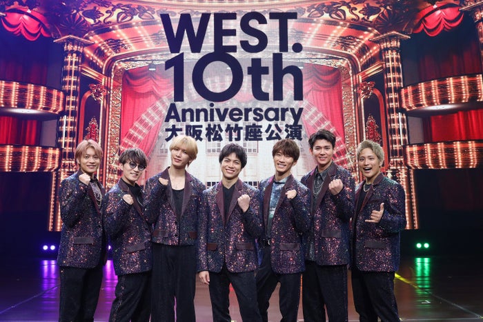 WEST.、10年7か月ぶり大阪松竹座で“らしさ全開”ステージ 10年目は「7人で良かったなと再認識させてくれる年」【ゲネプロ・囲み取材レポ】