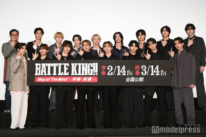 ONE N’ ONLY主演「BATTLE KING！！」総勢17人一挙登壇 BUDDiiS森愁斗はサプライズで登場