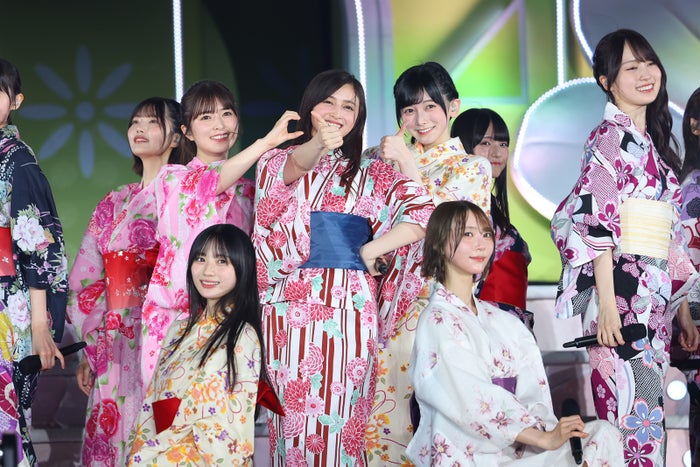乃木坂46、浴衣姿で“胸キュンゼリフ”披露 五百城茉央・林瑠奈・川崎