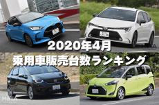 外出自粛でもヤリスが1万台を突破！ライバルフィットは？【2020年4月】乗用車販売台数ランキング