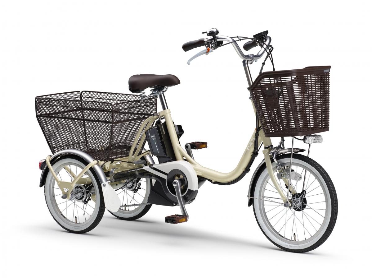 ヤマハ発動機、三輪の電動アシスト自転車「PAS ワゴン」を発売