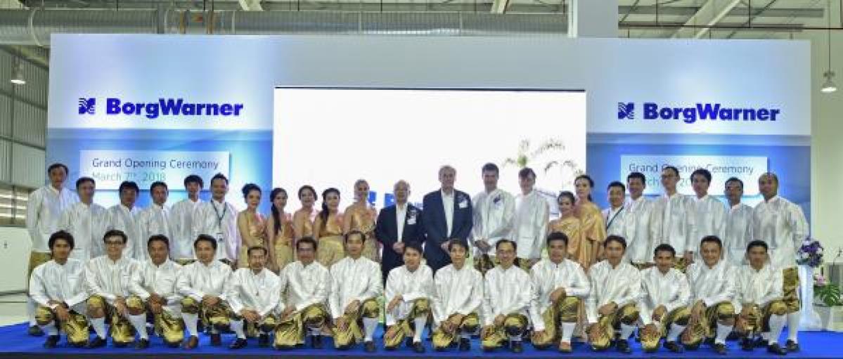 ボルグワーナー：タイで最新のターボチャージャー工場の操業を開始
