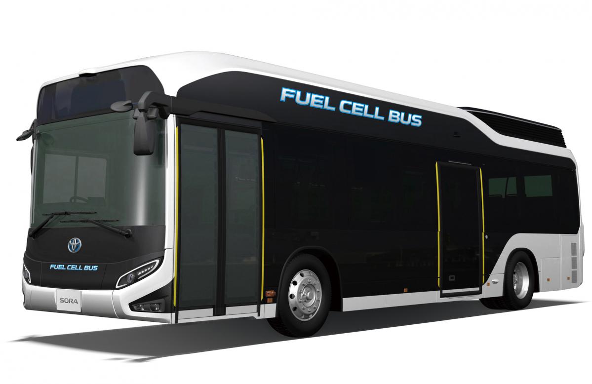 トヨタ自動車:量販型燃料電池バス「SORA」を発売
