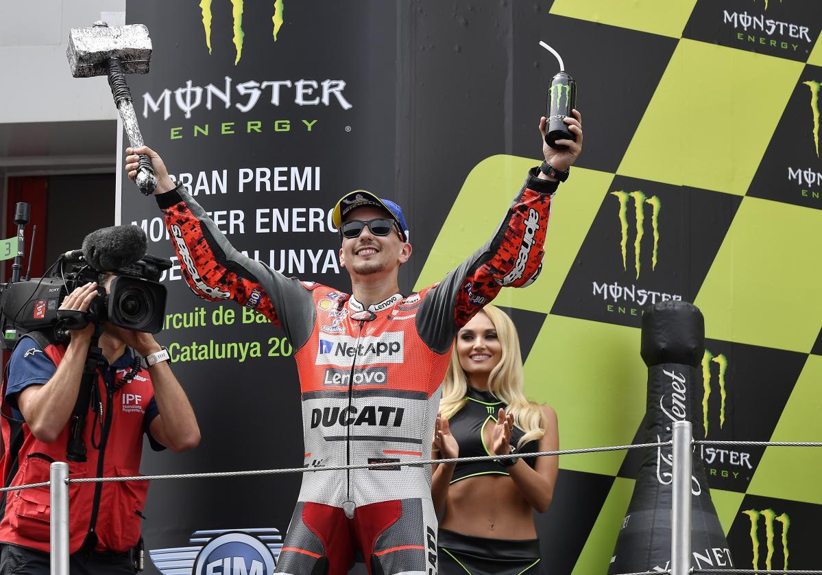 【MotoGP】チームドゥカティ、第7戦のカタルーニャでロレンソが2連勝