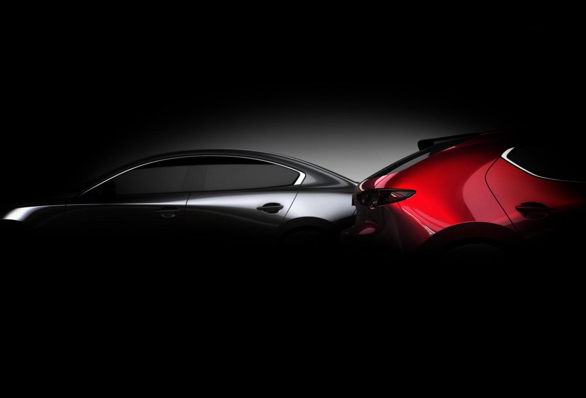 新型アクセラにもセダンはある！ マツダがロサンゼルスで世界初公開する新型「Mazda3」はどこまで魁CONCEPTに近いか。