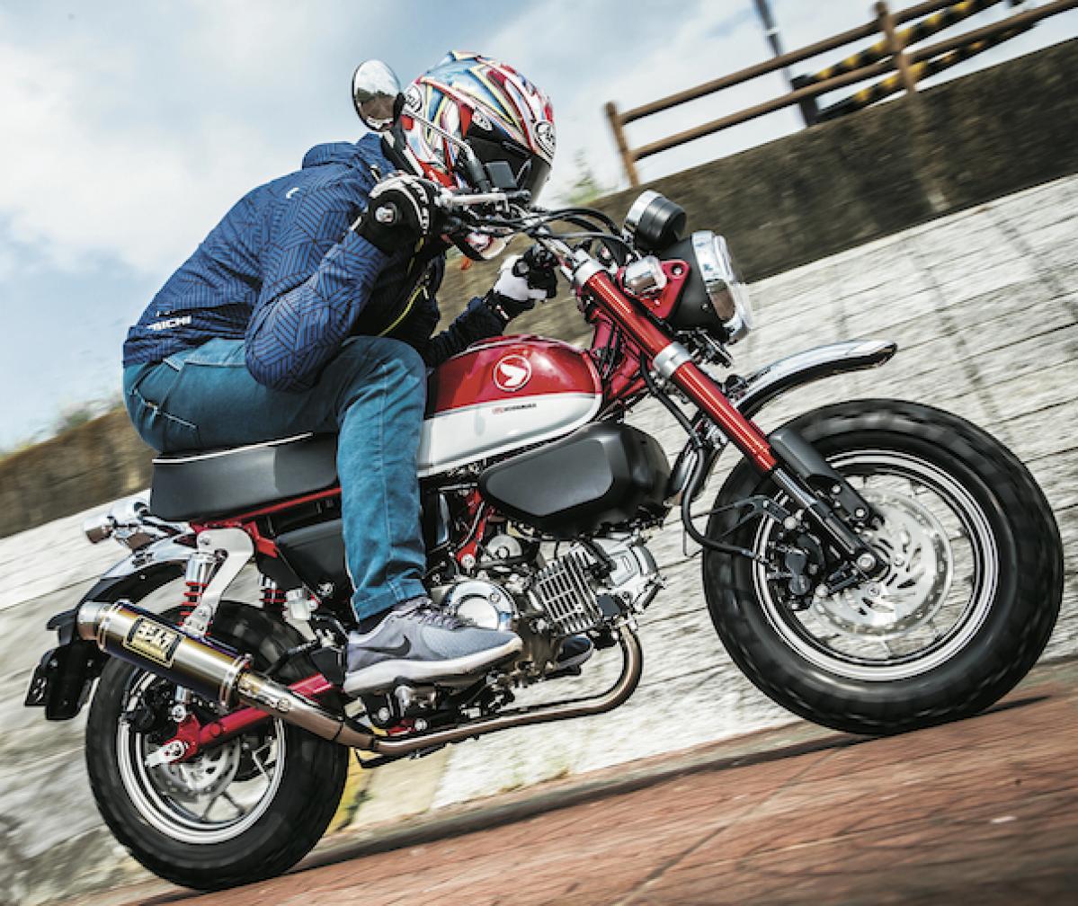 ホンダ モンキー125 ヨシムラスリップオンマフラー マフラー試乗 ホンダ モンキー125 ヨシムラスリップオンマフラー マフラー試乗