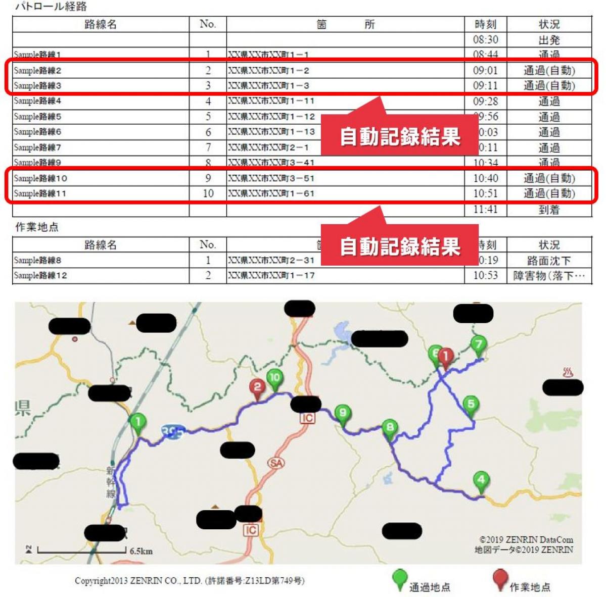 富士通交通・道路データサービス：道路パトロール支援サービス「通過地点自動記録」機能を提供開始