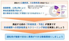 国土交通省：「自動車運送事業者における心臓疾患・大血管疾患対策ガイドライン」を策定