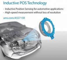 ams：高速モーター向けに初のインダクティブポジションセンサを発表