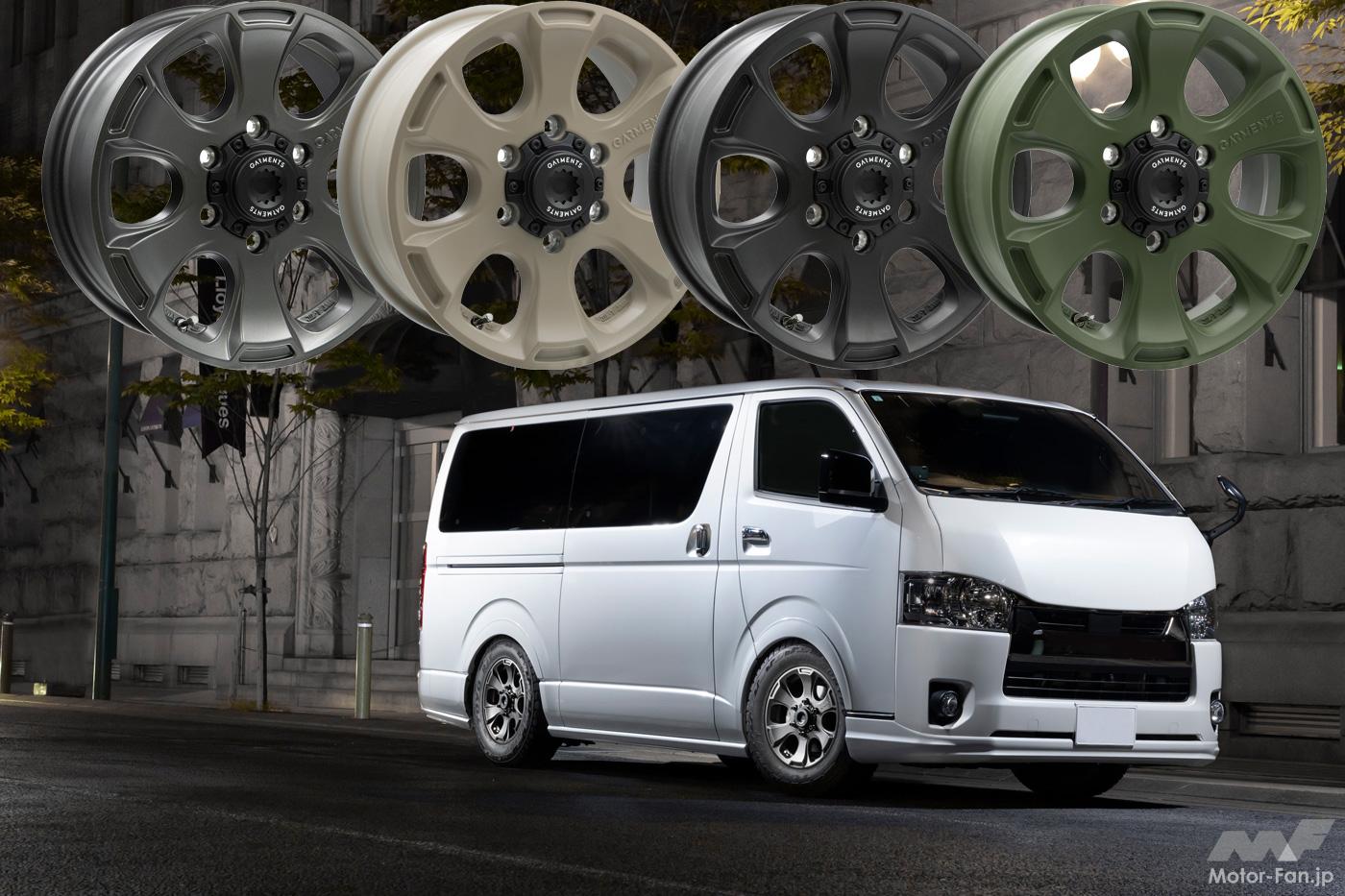 16インチ ホワイト ハイエースorキャラバン？ ハイエースやキャラバンに 16インチ4本セット