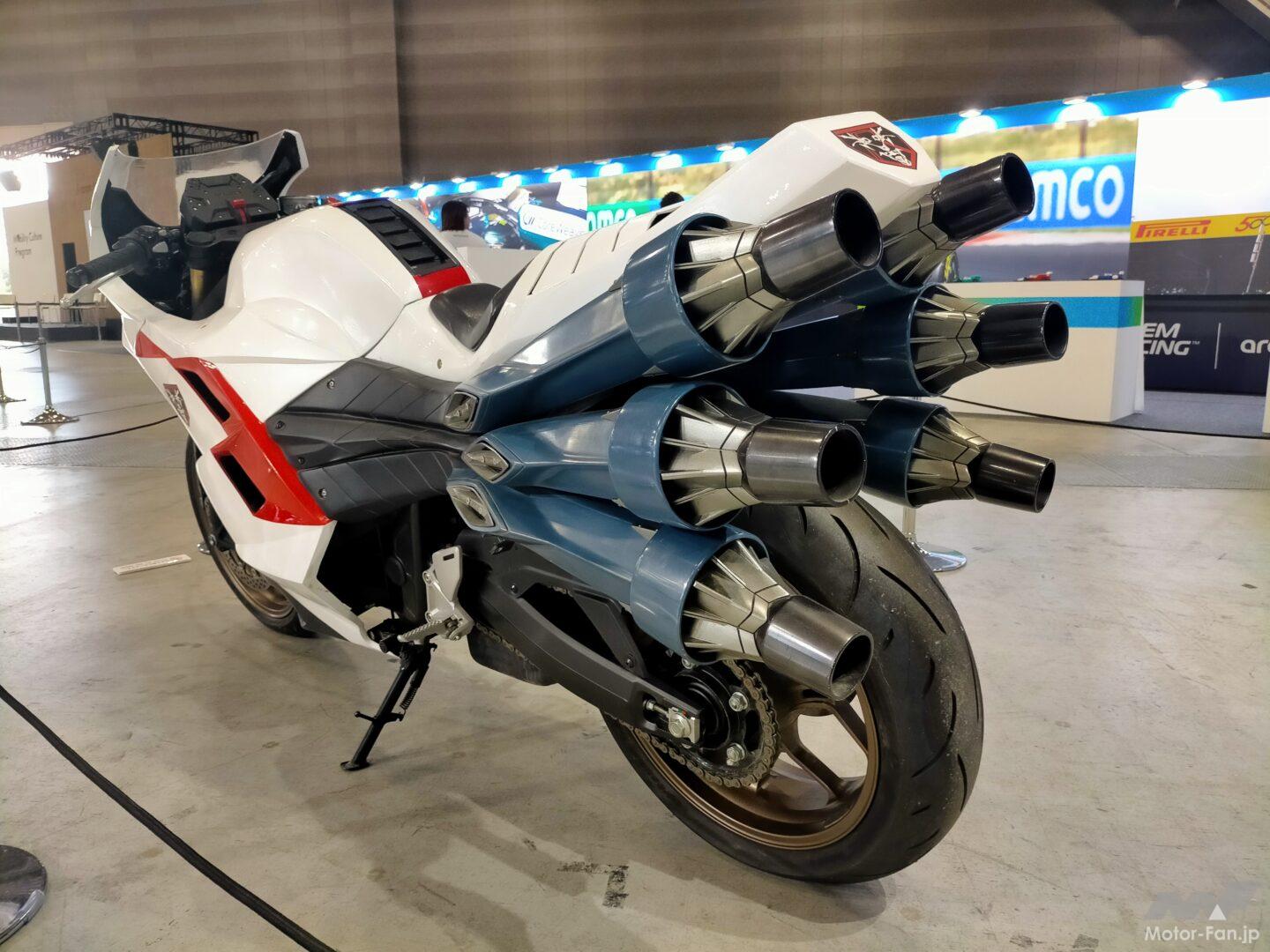 映画「シン・仮面ライダー」のサイクロン号を生展示！ ベース車両は