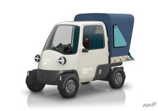 幻の大阪城マーク復活、ミゼットXが大阪仕様に変身! 配送も趣味もOKの