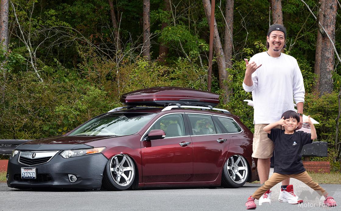 名作ホイール逆ゾリの「TE37」は左右で色違い！ USDMな『アコード