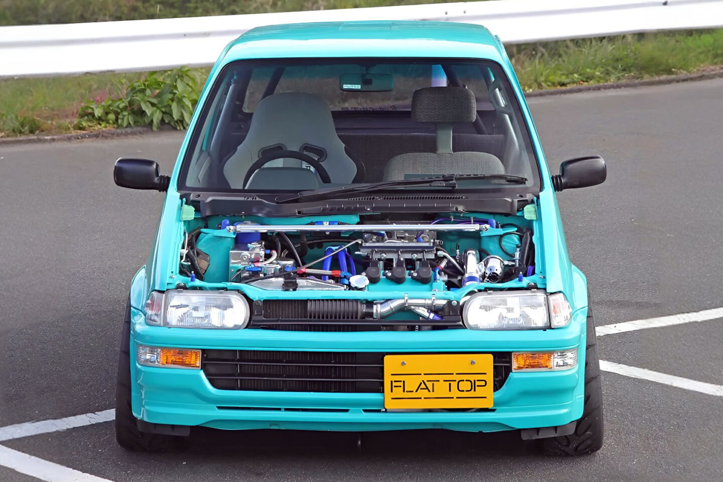 この軽、明らかにおかしい…」GT-Rを追い回す魔改造ホンダトゥデイの