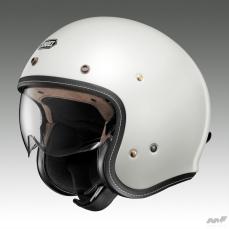 ナチュラル良品！マットホワイト｜SHOEIスモールジェット「J・O+」に新