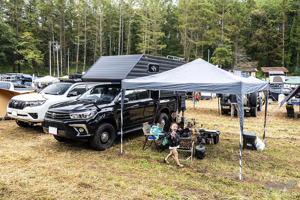 長さよりも、高さに気をつけてます」キャノピー搭載のハイラックスで