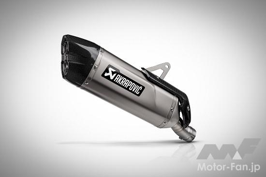 アクラポヴィッチ新型チタン製スリップオンマフラーが欧州で発表