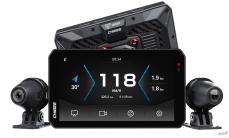 ドライブレコーダー一体型スマートモニター 5インチIPS液晶、高輝度1200nitのバイク用スマートモニター。ドラレコ