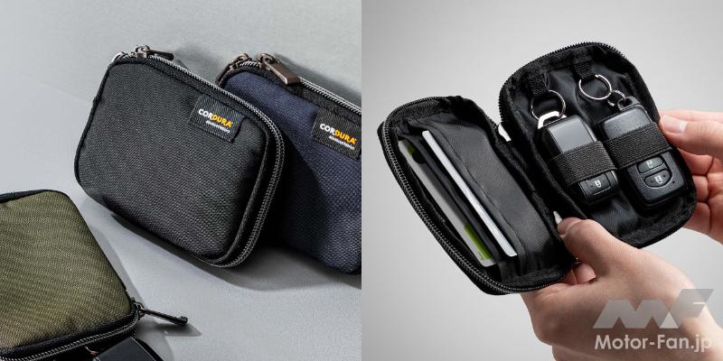 Kenny #FR2GOLF カード&キーケース これ1つでお出かけ! スマートキー2個＋カード＋現金OK、高耐久CORDURA
