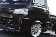 軽トラカスタム】「旧車風だけどヤンチャ感は控えめ」チョコレート