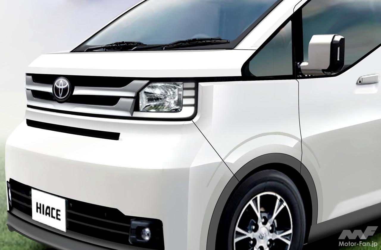 これが新型トヨタ「ハイエース」の最終デザインだ！日本専用の2.5L