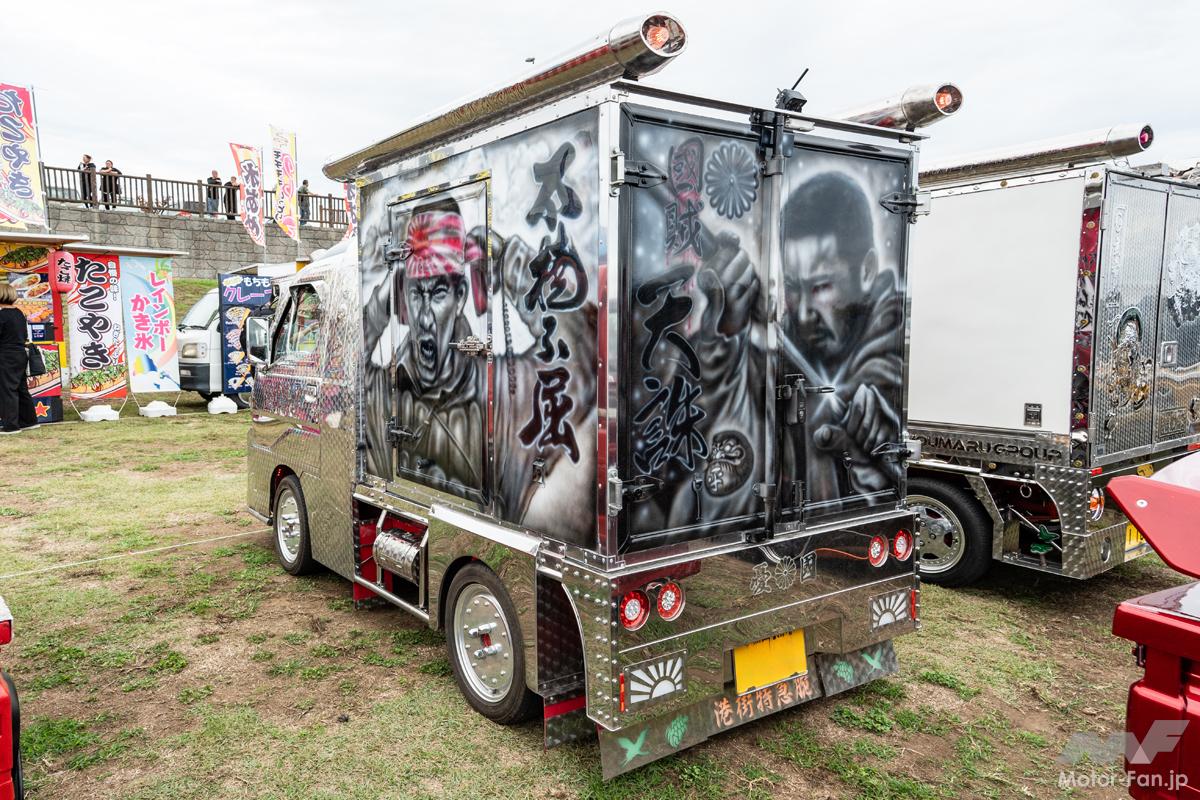 荷箱には名俳優が！」ウロコステンレス×エアブラシで魅せるハイゼット