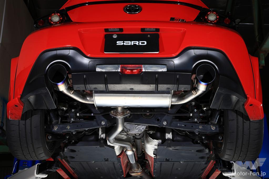 音質と性能を追求！ SARDから、GR86/BRZ用マフラーの新作が登場