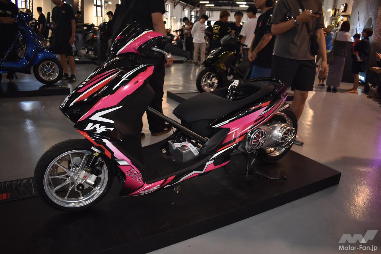 台湾のカスタムショーに出展された「台湾最速」とも言われるドラッグ