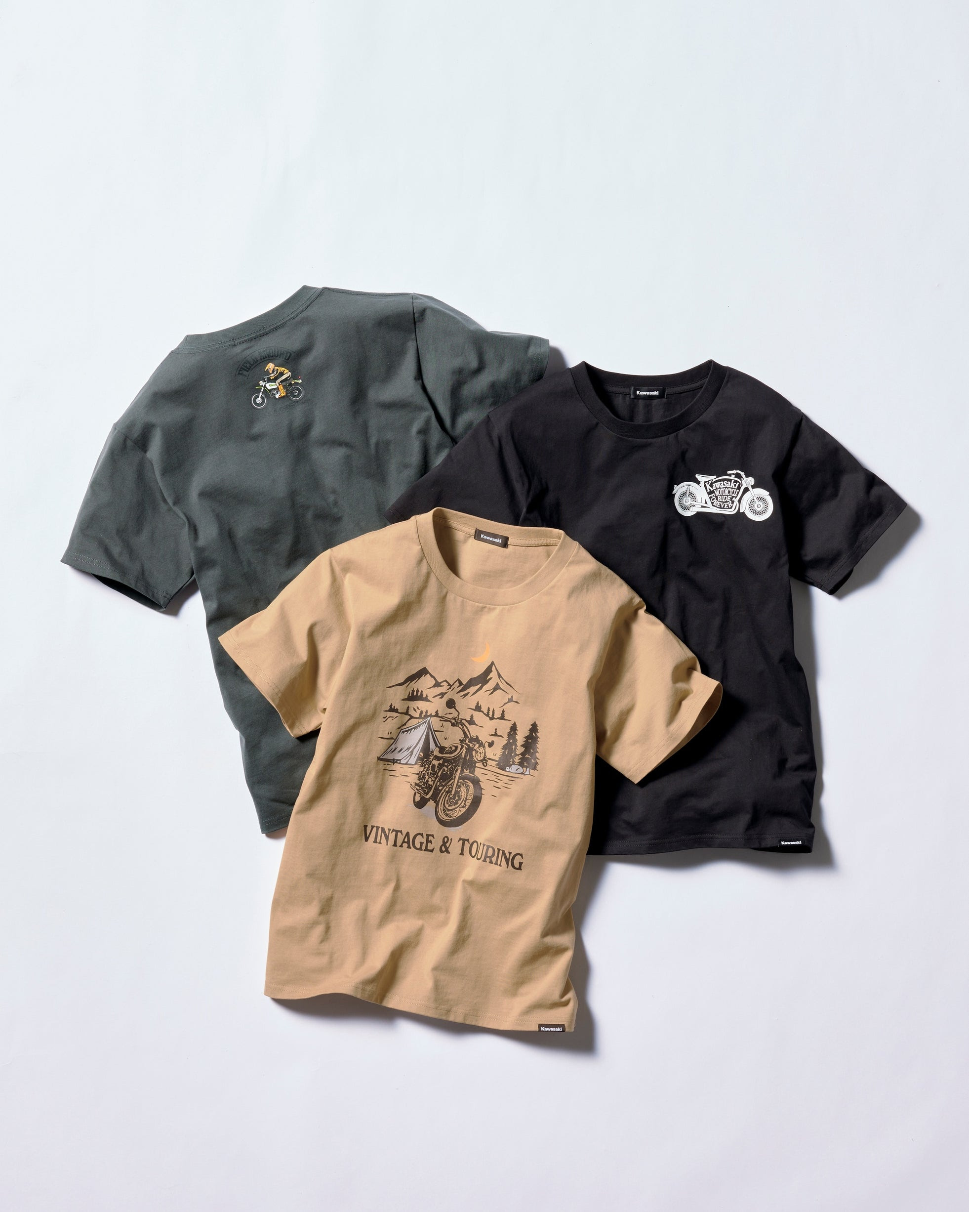 カワサキTシャツフェア開催 限定ノベルティ付き新作Tシャツ4選