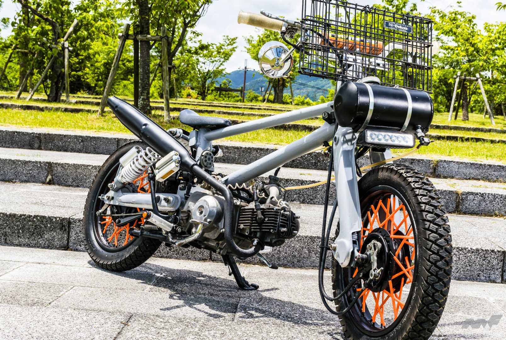 カブなのにBMX!?」スカスカフレームで仕上げた超個性派リトルカブ