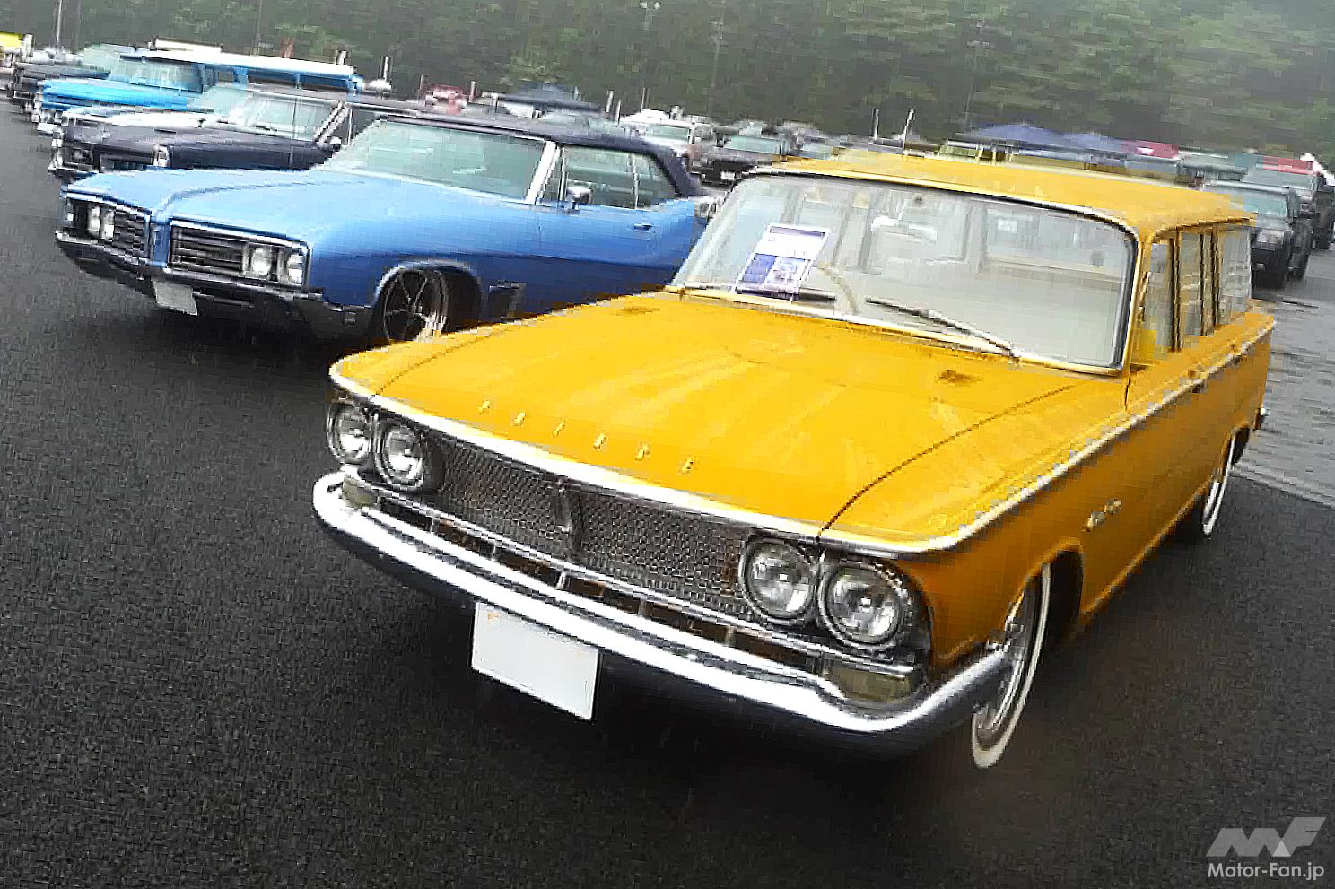 激レアな旧車からド迫力ハーレーまで！雨の富士スピードウェイが熱狂
