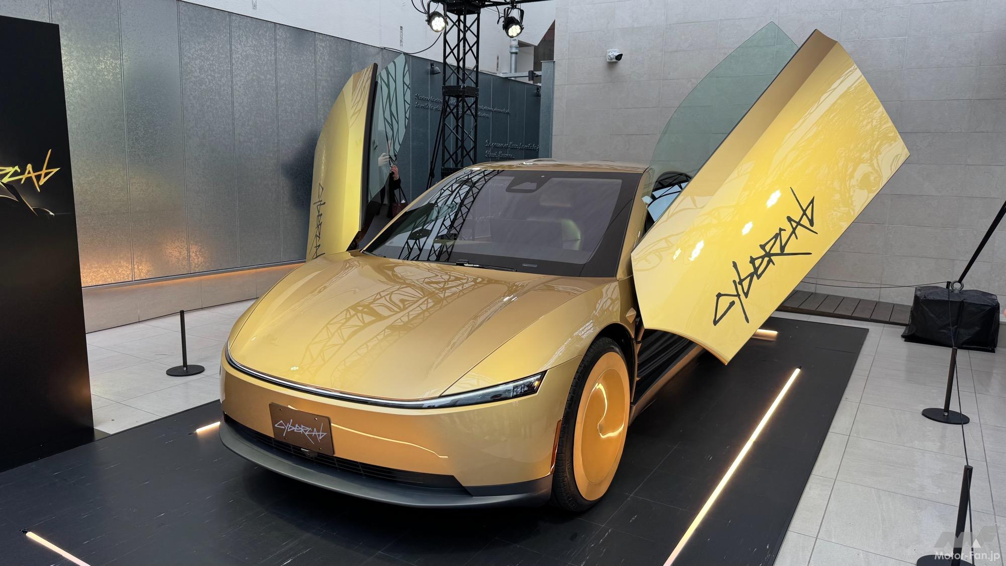 JAPAN TECHNOLOGY テスラクト ハンドルもペダルもない！ テスラ「Cybercab」が日本初上陸！ 日本での